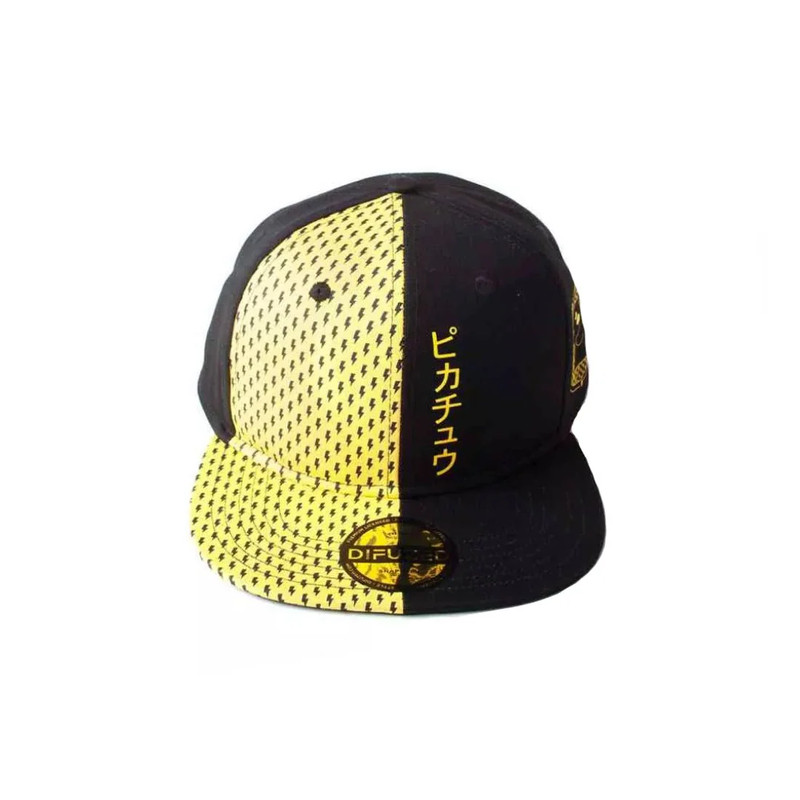 Difuzed Pokémon Block Pikachu Snapback Cap - قبعة